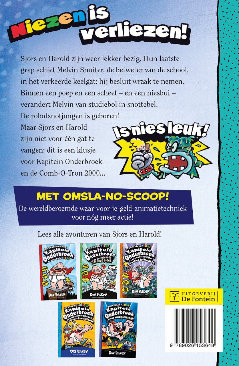 Kapitein Onderbroek en de knotsgekke knokpartij met de robotsnotjongen (Hardback)