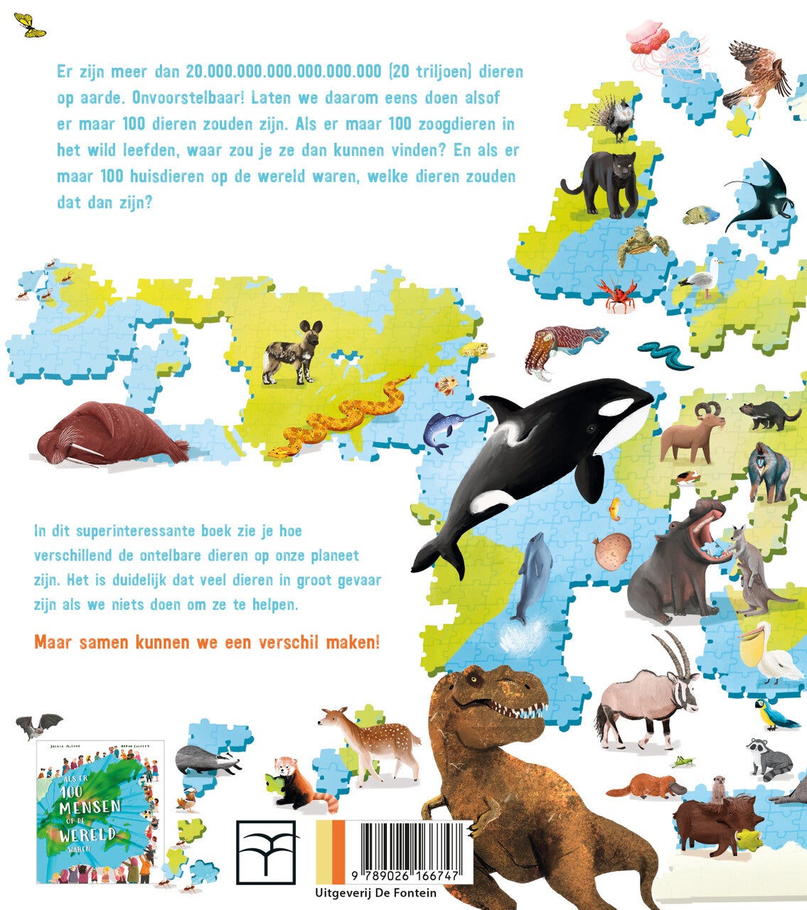 Als er 100 dieren op de wereld waren (Hardback)