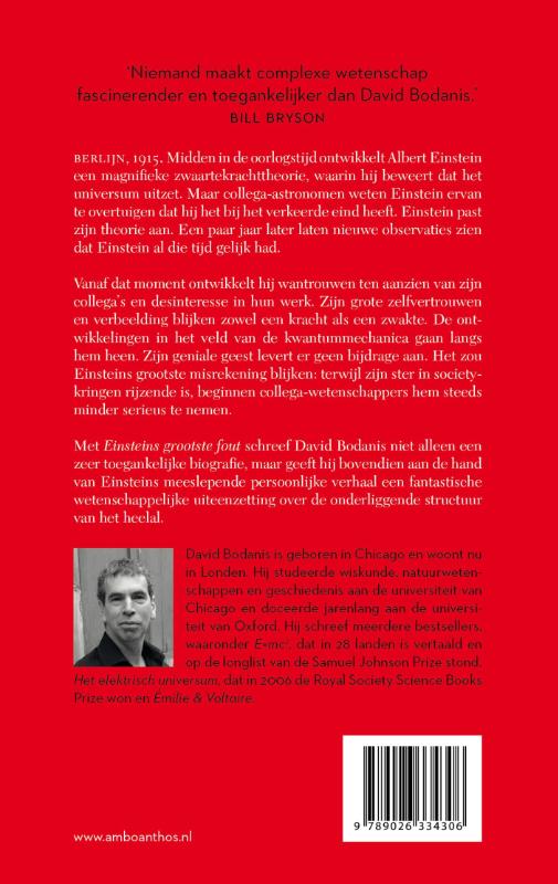 Einsteins grootste fout (Paperback)