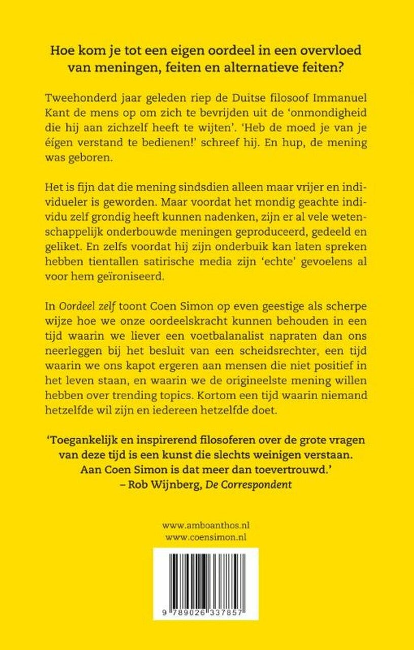 Oordeel zelf (E-book)