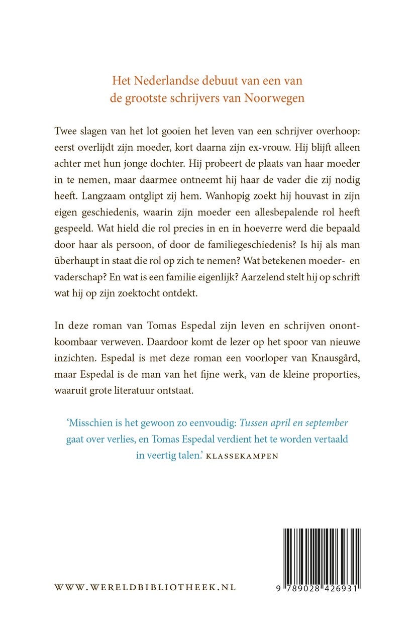 Tussen april en september (E-book)