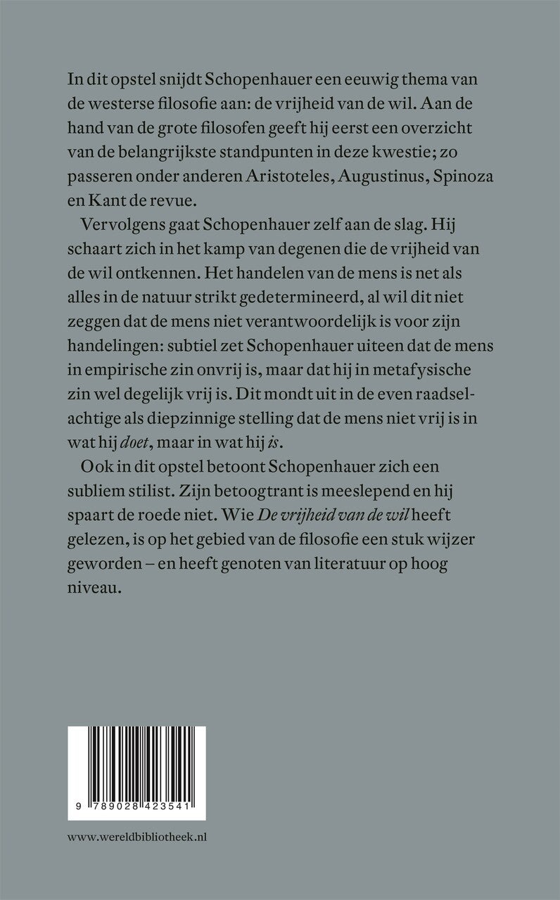 De vrijheid van de wil (E-book)