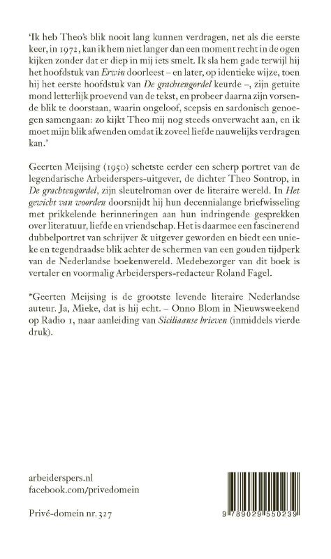 Het gewicht van woorden (Paperback)