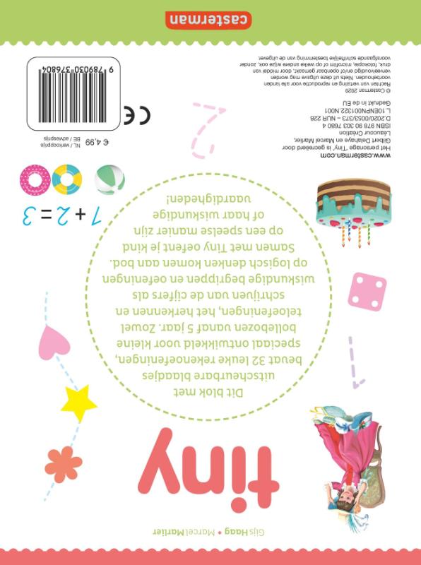 Tiny oefenblok - Ik leer rekenen 5+ (Paperback)