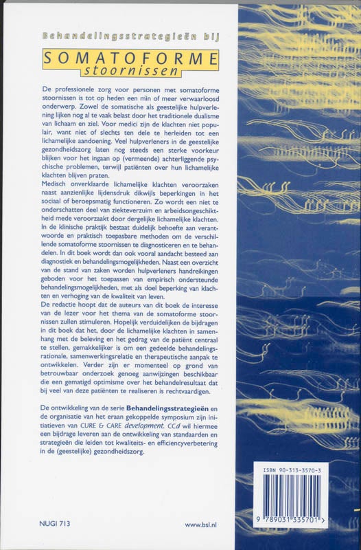 Behandelingsstrategieen bij somatoforme stoornissen (Paperback)