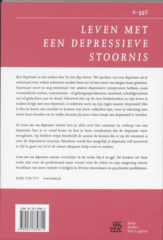 Leven met een depressieve stoornis (Paperback)