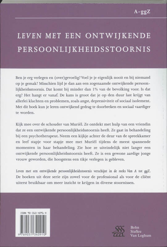 Leven met een ontwijkende persoonlijkheidsstoornis (Paperback)