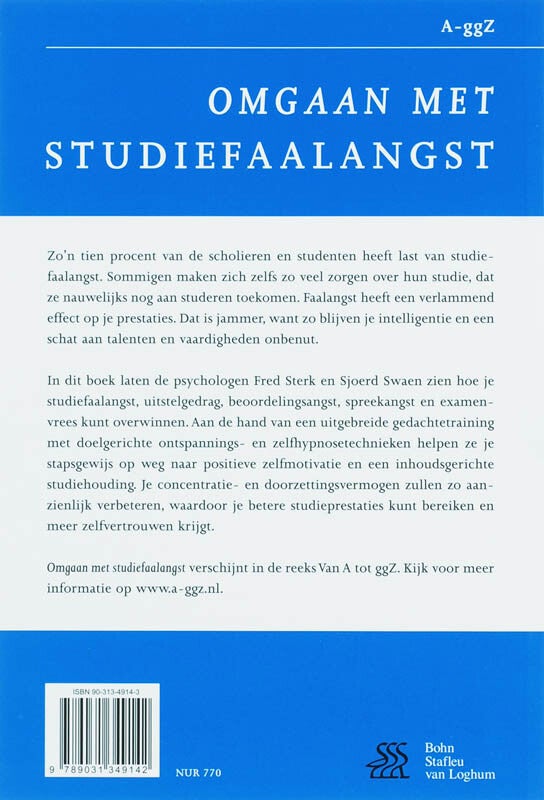 Omgaan met studiefaalangst (Paperback)