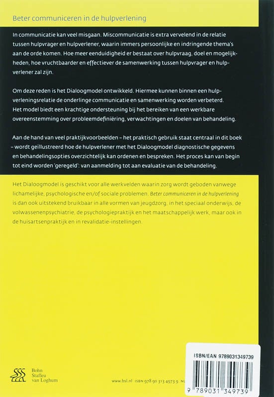 Beter communiceren in de hulpverlening (Paperback)