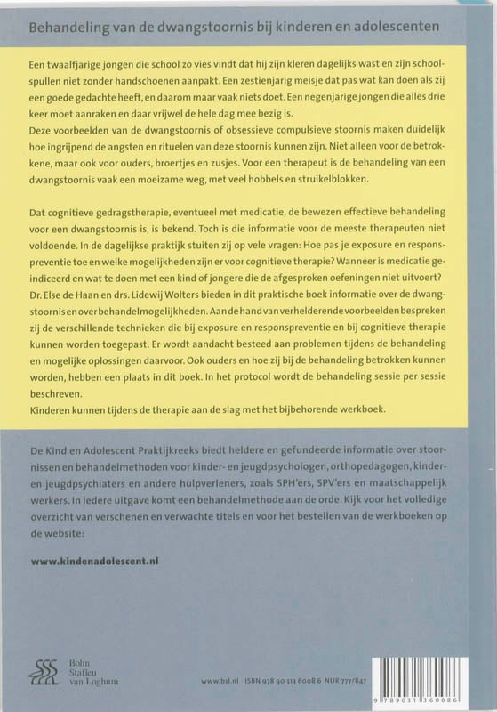 Behandeling van de dwangstoornis bij kinderen en adolescenten (Paperback)