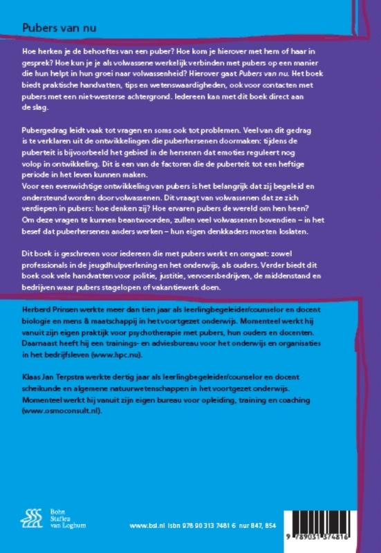 Pubers van nu (Paperback)