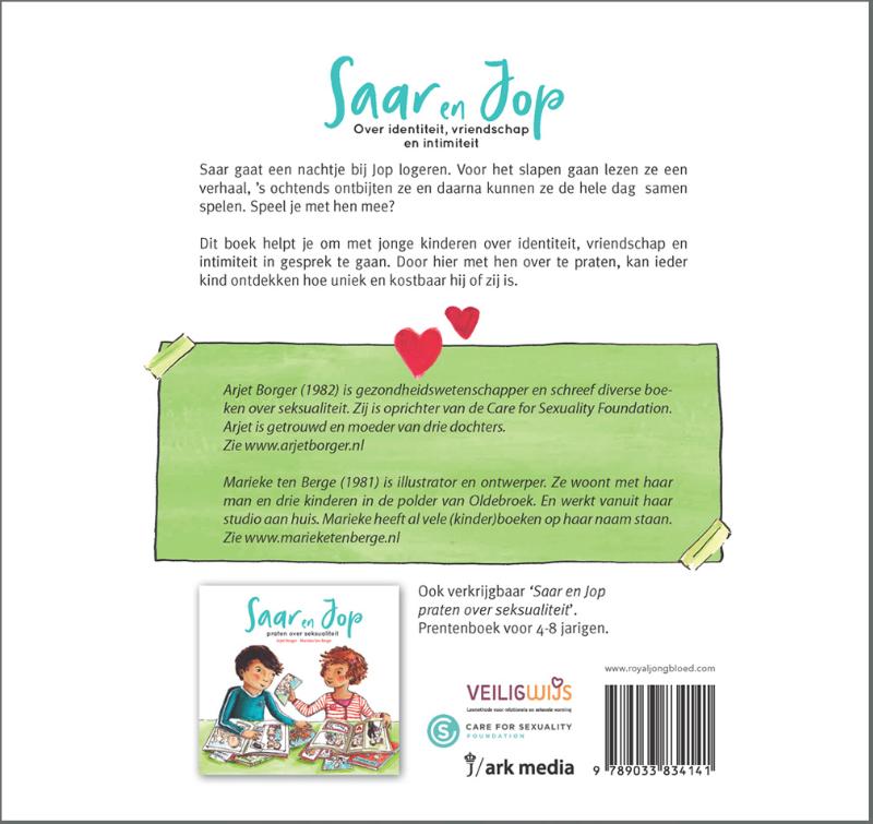 Saar en Jop over identiteit, vriendschap en intimiteit (Hardback)