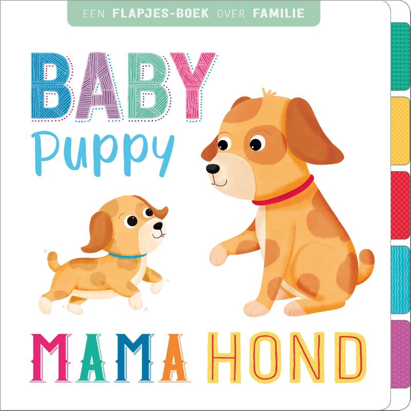 Baby puppy, mama hond (Kartonboek)