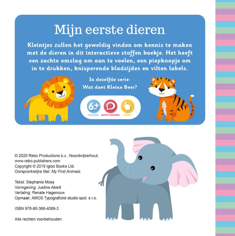 Mijn eerste dieren - knisperboekje - mini me (Paperback)