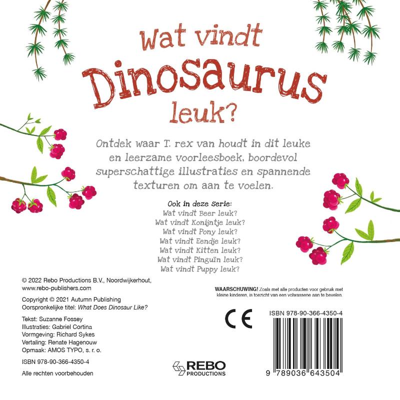 Wat vindt dinosaurus leuk? (Kartonboek)