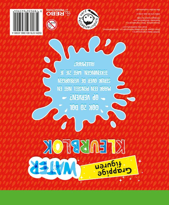 Waterkleurblok Grappige figuren (Paperback)