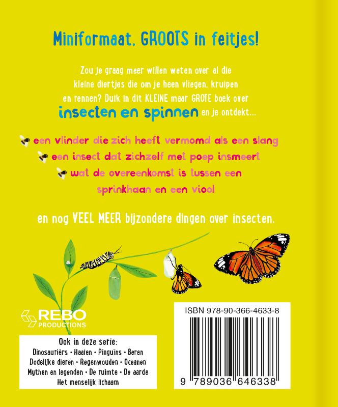Het kleine maar grote boek over insecten en spinnen (Hardback)
