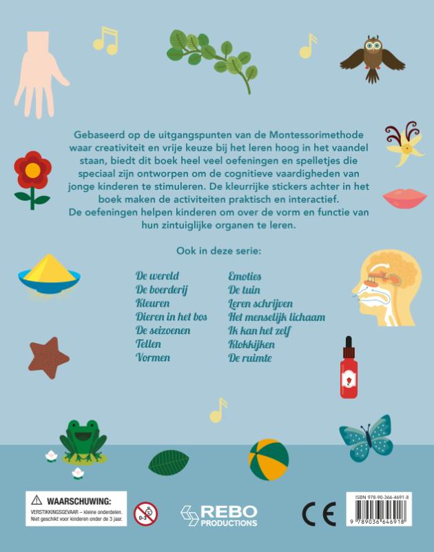 Mijn leukste oefenboek de vijf zintuigen (Paperback)