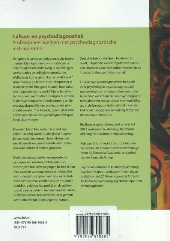 Cultuur en psychodiagnostiek (Paperback)