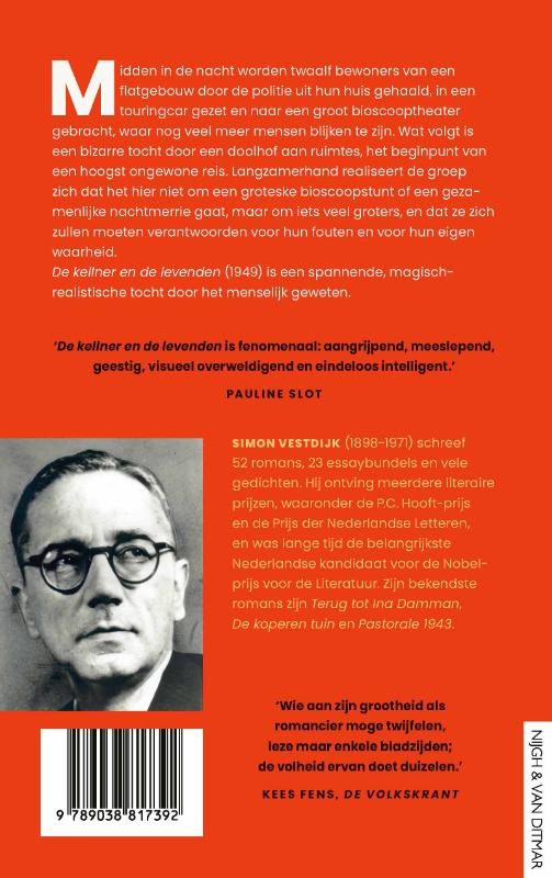 De kellner en de levenden (Paperback)