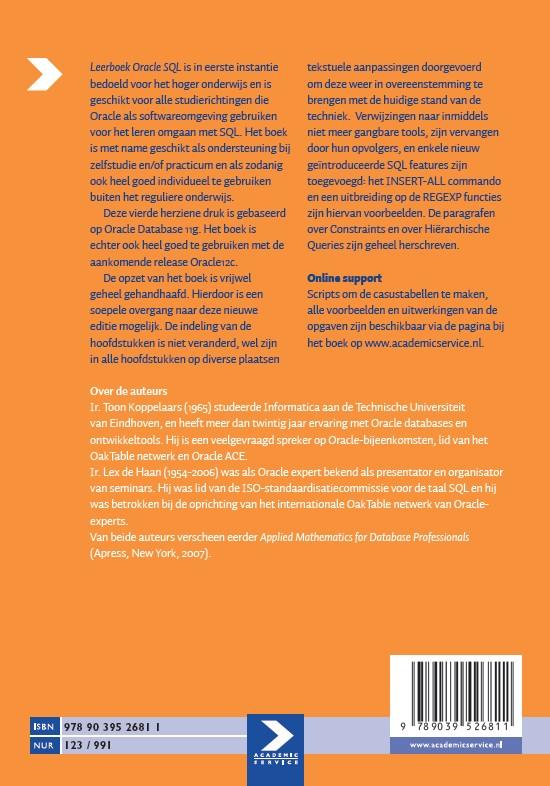Leerboek oracle SQL (Paperback)