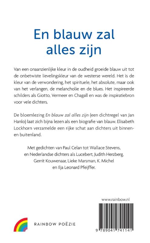 En blauw zal alles zijn (Hardback)