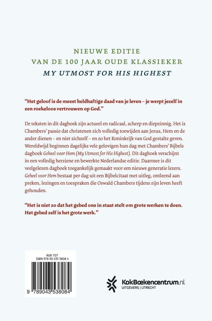 Geheel voor Hem (Paperback)