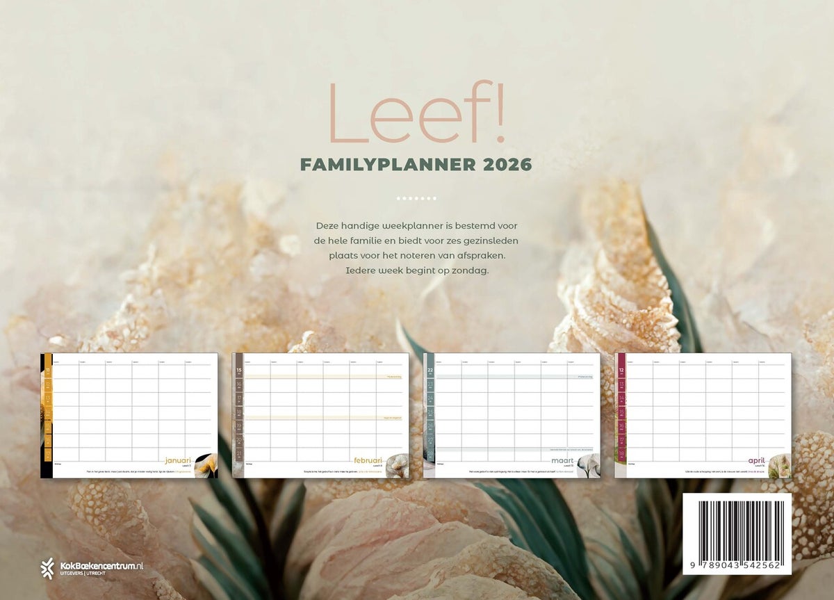 Leef! Familieplanner (Paperback)