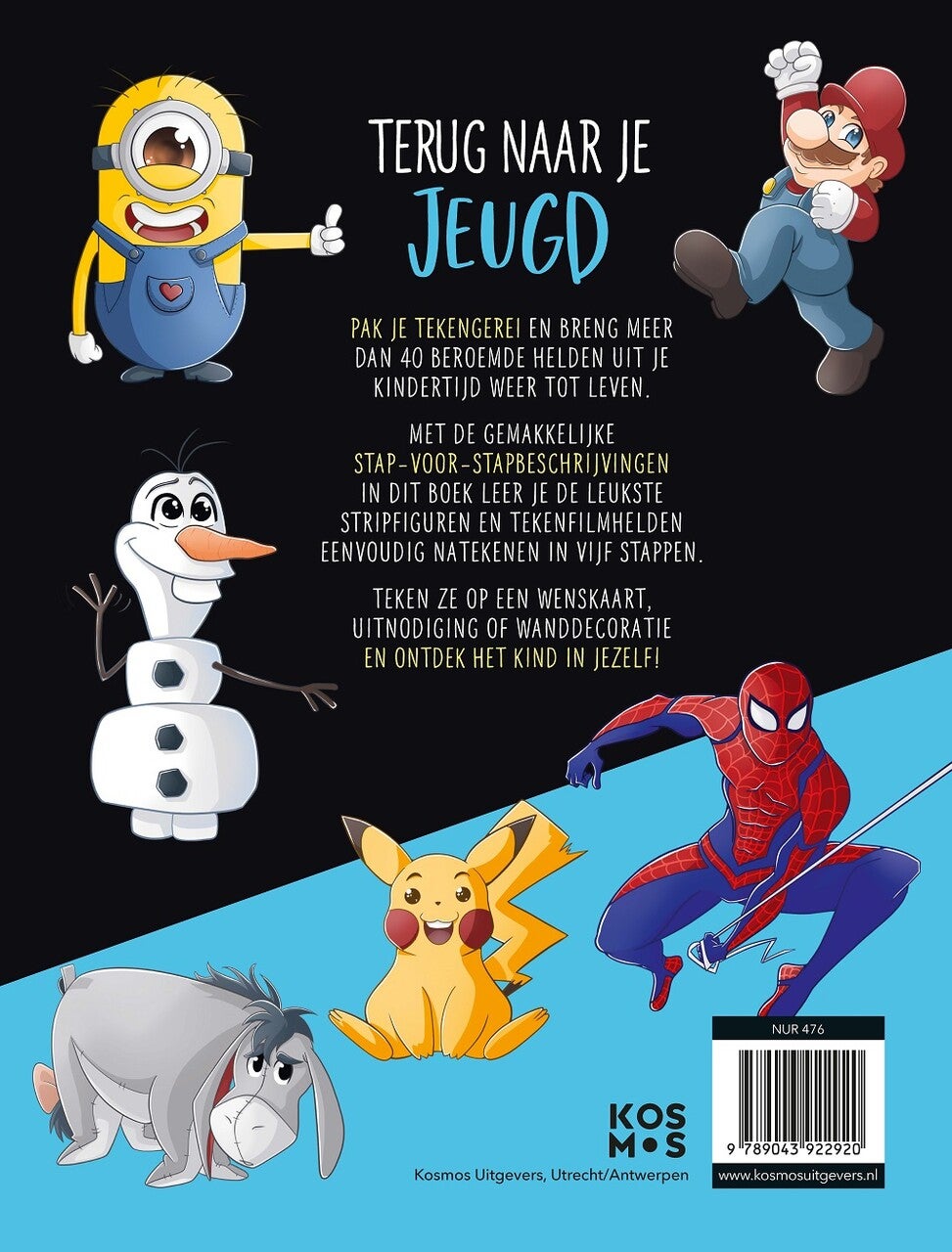 Helden uit je kindertijd tekenen (E-book)