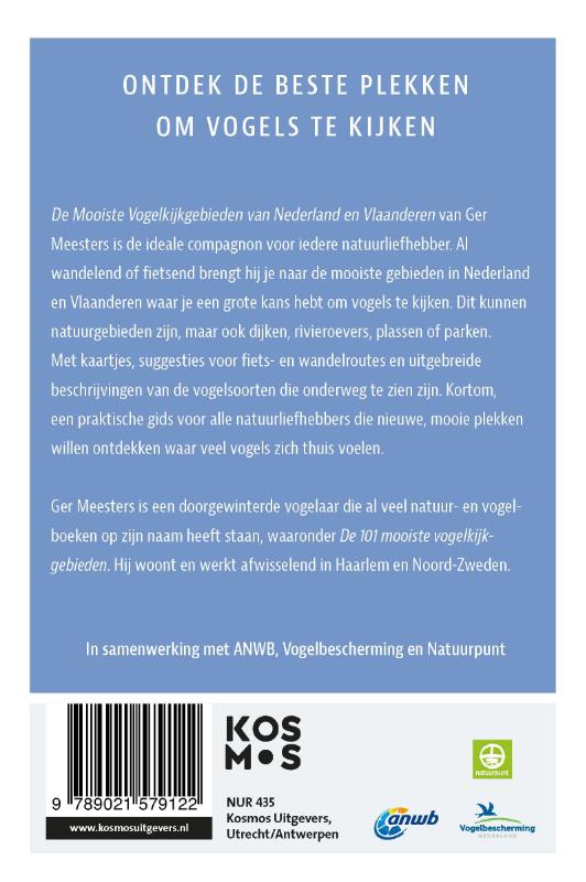 De mooiste vogelkijkgebieden van Nederland en Vlaanderen (Paperback)
