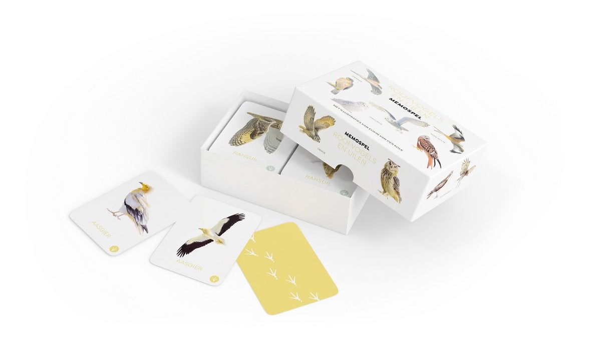 Roofvogels en Uilen memospel (Kaartspellen)