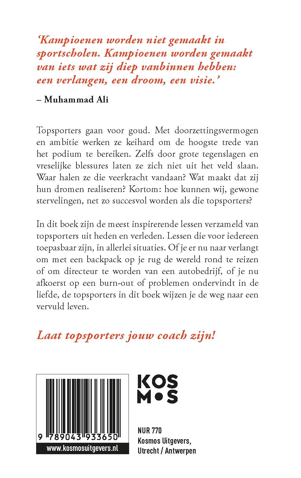 Doe en denk als een topsporter (Hardback)