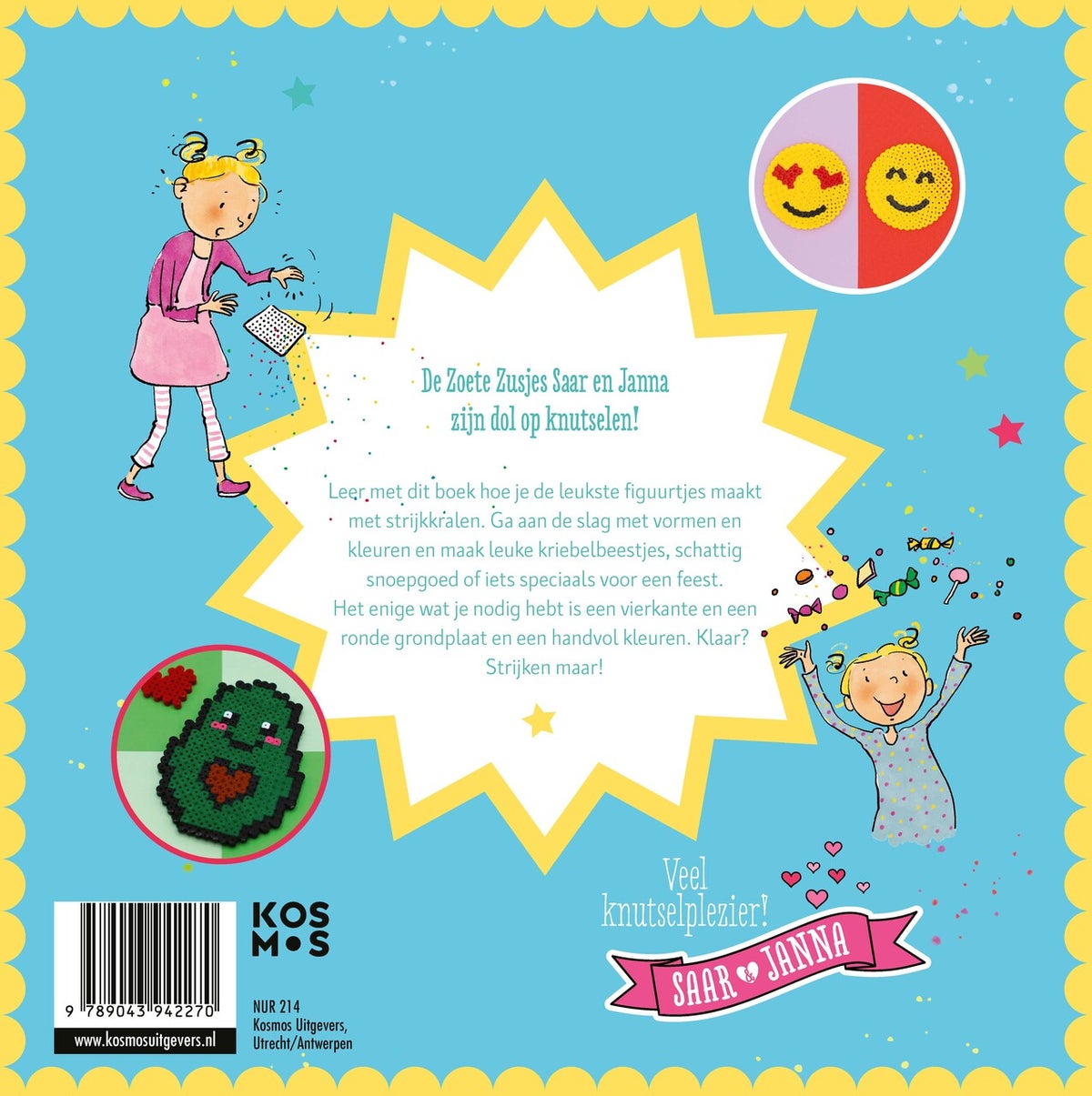 Knutselen met de Zoete Zusjes - strijkkralen (Paperback)