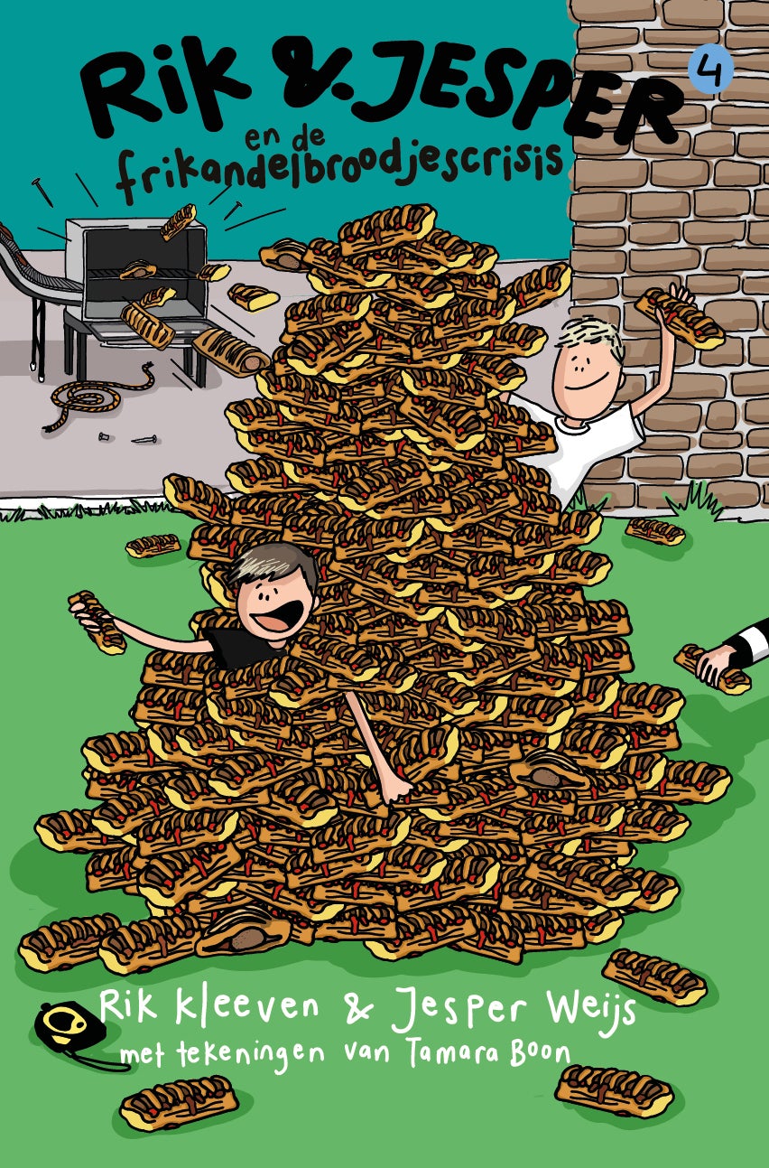 Rik en Jesper en de frikandelbroodjescrisis (Hardback)