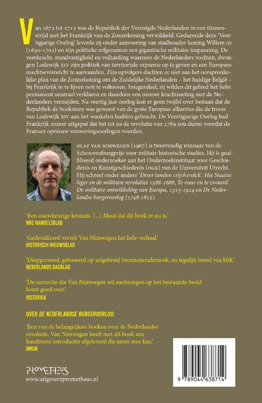 De veertigjarige oorlog 1672-1712 (Paperback)