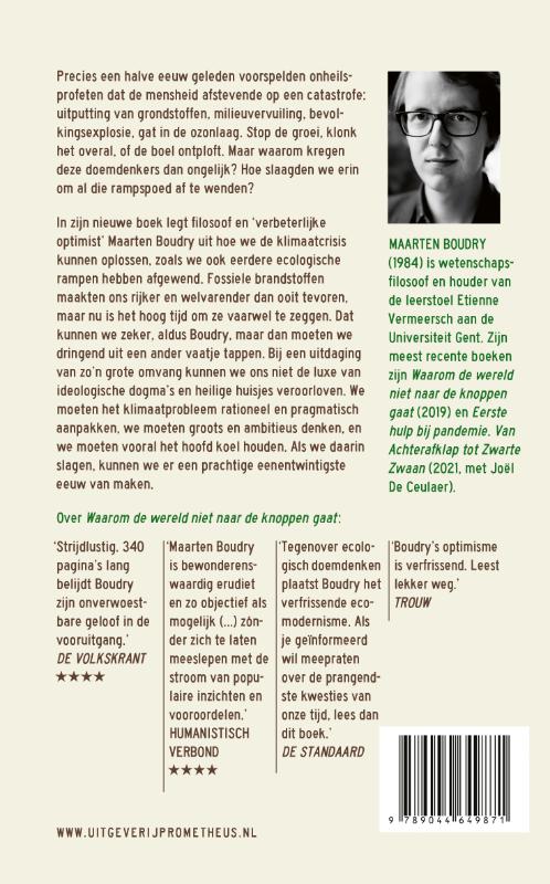 Waarom ons klimaat niet naar de knoppen gaat (Paperback)