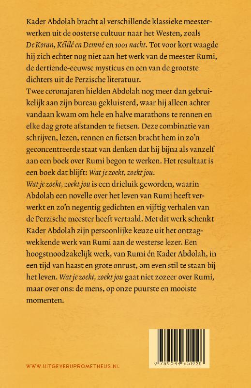 Wat je zoekt, zoekt jou (Hardback)