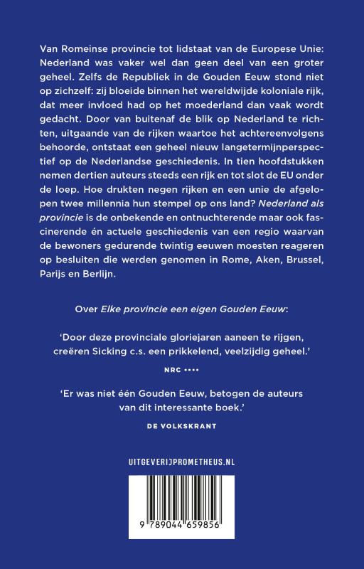 Nederland als provincie (Paperback)