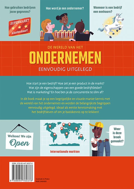 De wereld van het ondernemen eenvoudig uitgelegd (Hardback)