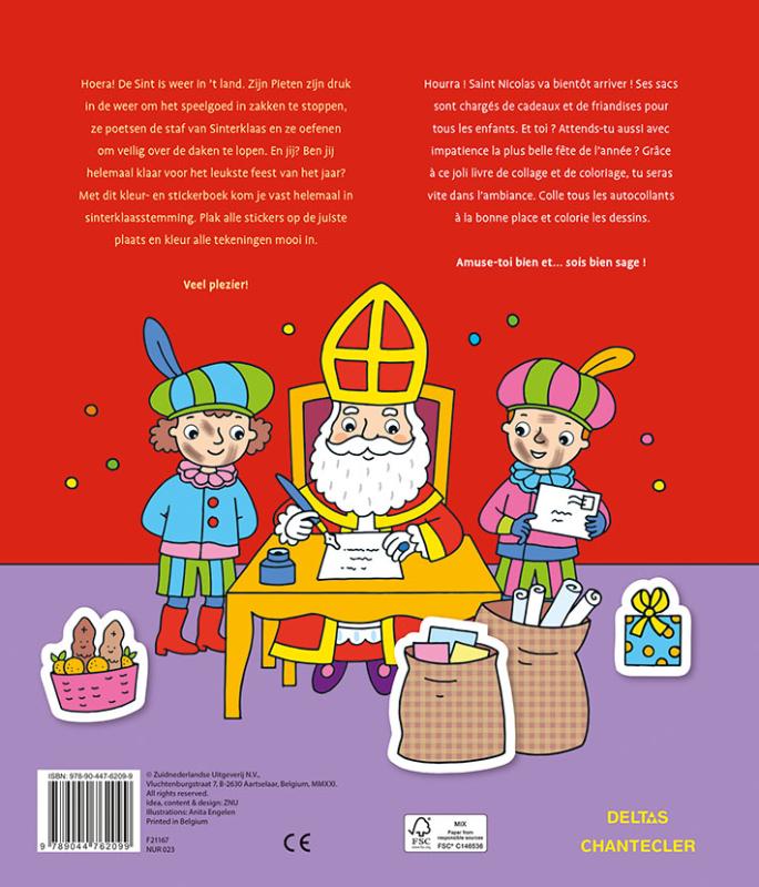 Sinterklaas Sticker Parade / Saint-Nicolas Sticker Parade (Paperback)