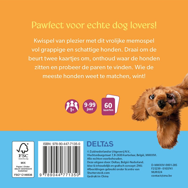 Match the dogs! - Memospel (Kaartspellen)