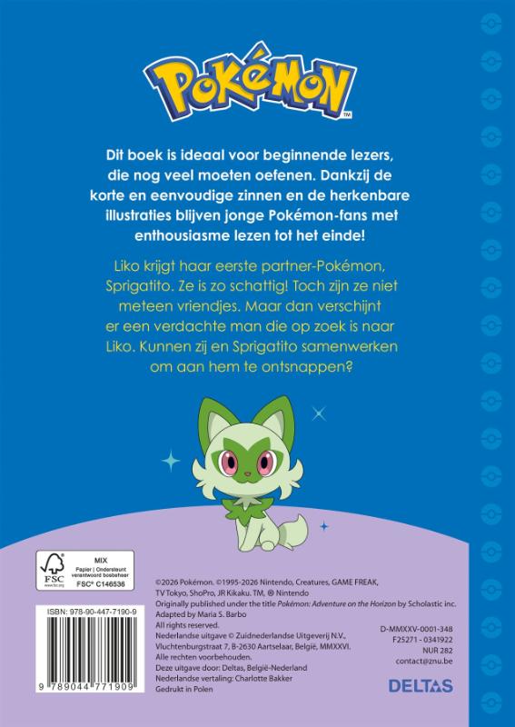 Pokémon eerste leespret - De eerste schooldag van Liko (Hardback)