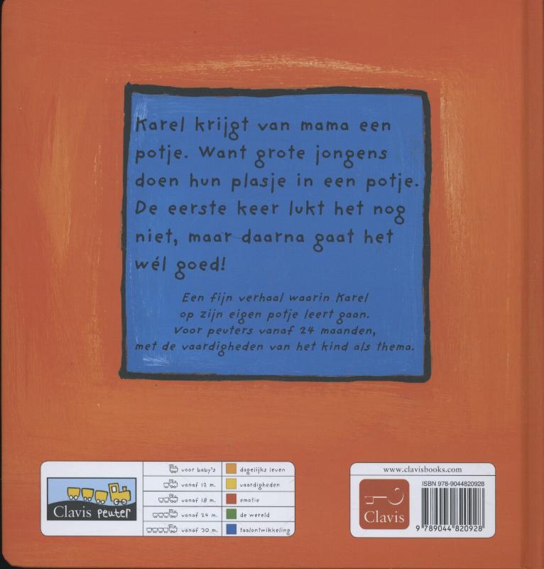 Karel en zijn potje (Hardback)