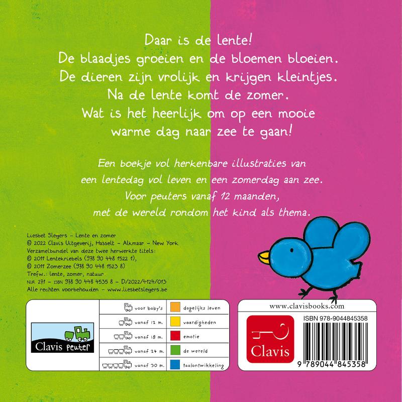 Lente en zomer (Kartonboek)