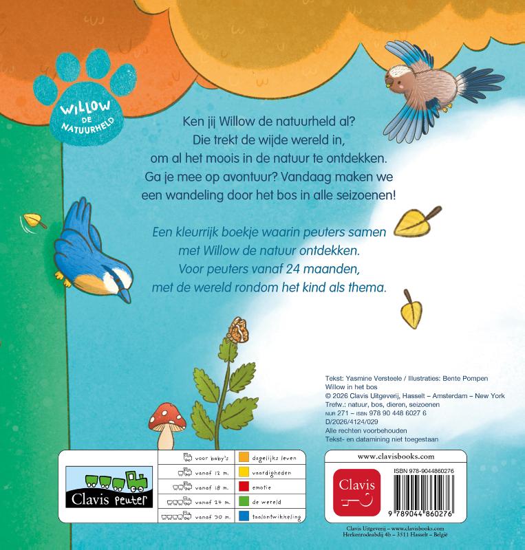 Willow in het bos (Kartonboek)