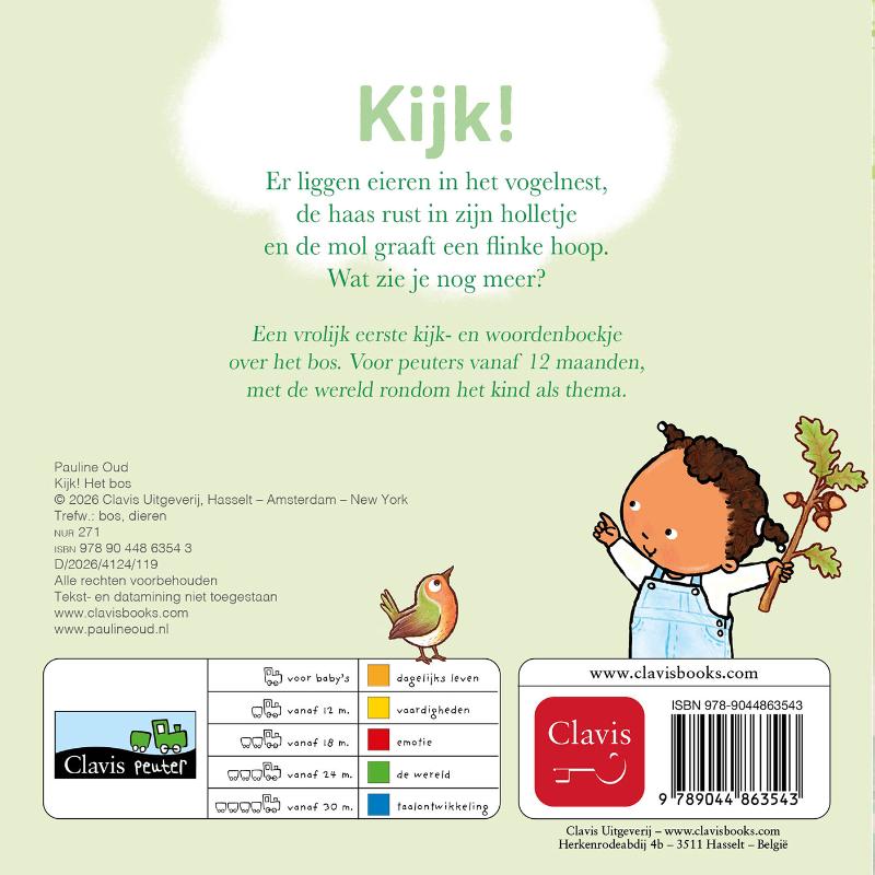 Kijk! Het bos (Kartonboek)