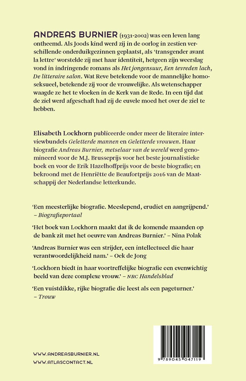 Andreas Burnier, metselaar van de wereld (Paperback)