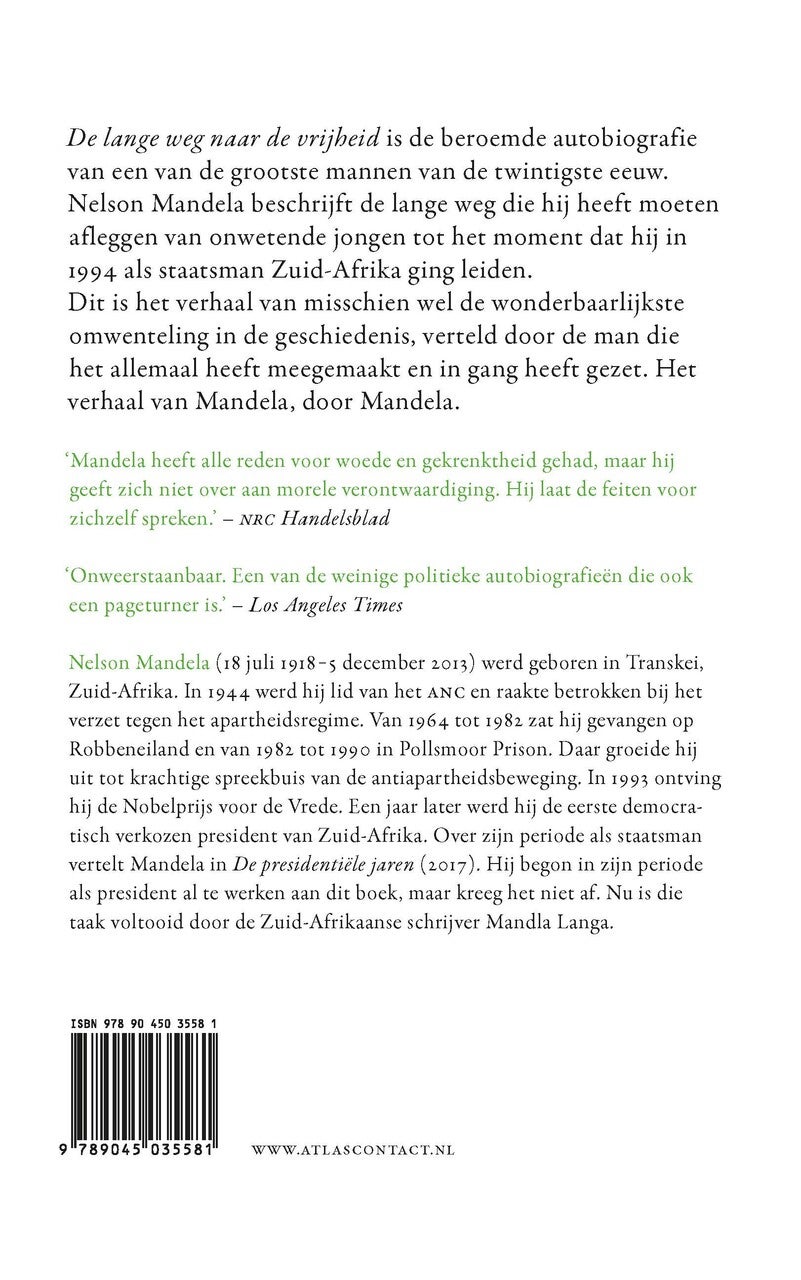 De lange weg naar de vrijheid (Paperback)