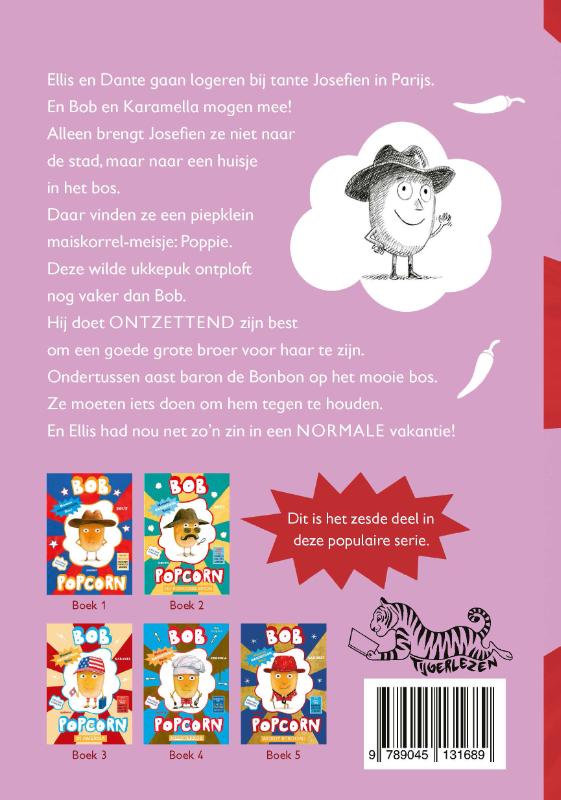 Bob Popcorn en pittige Poppie (Hardback)