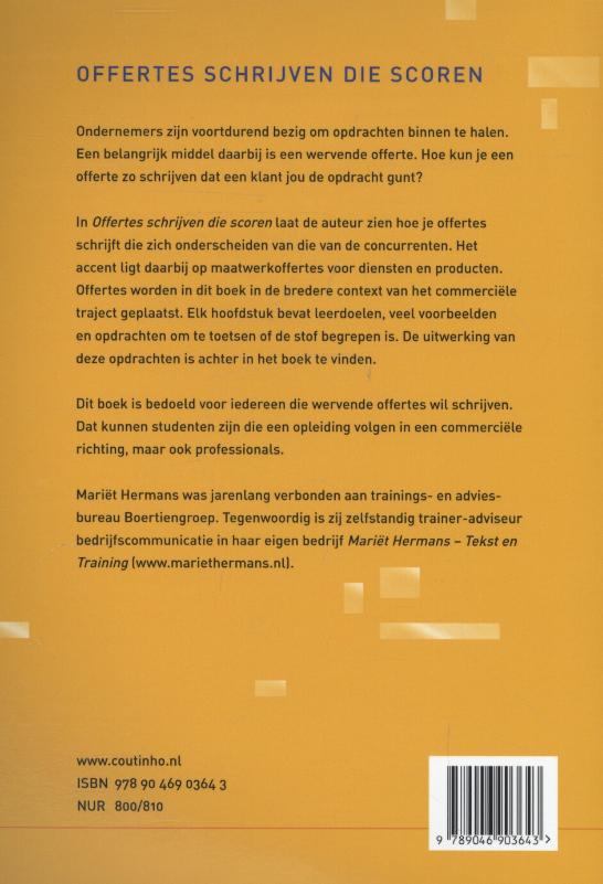 Offertes schrijven die scoren (Paperback)